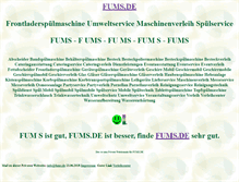 Tablet Screenshot of fums.de